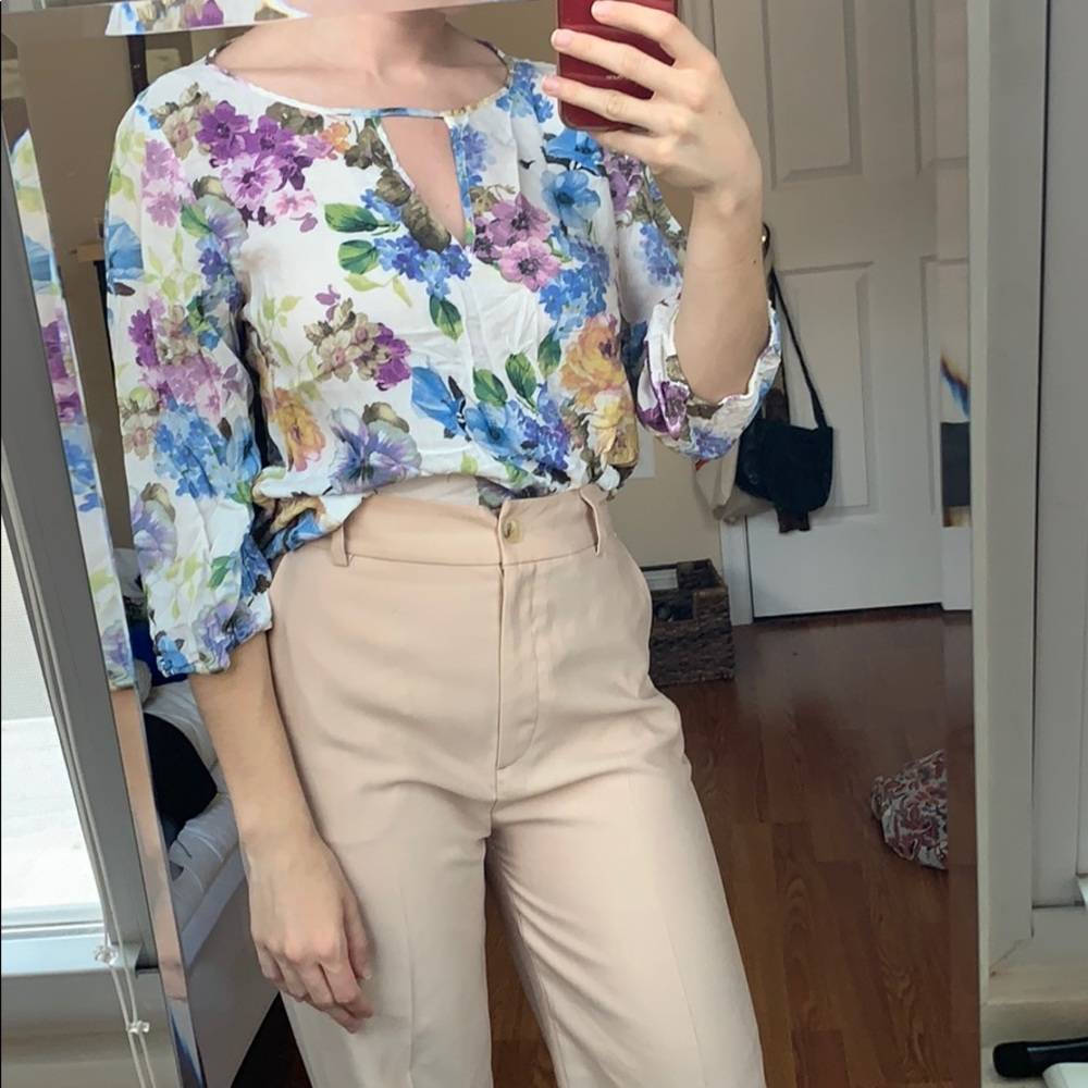 3 for $25 - floral blouse